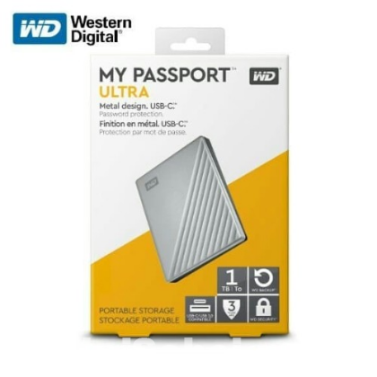 Western Digital My Passport 1TB USB Portable External HDD